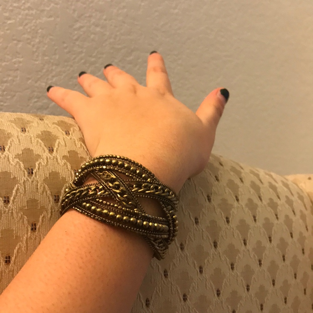 Golden Cuff Bracelet